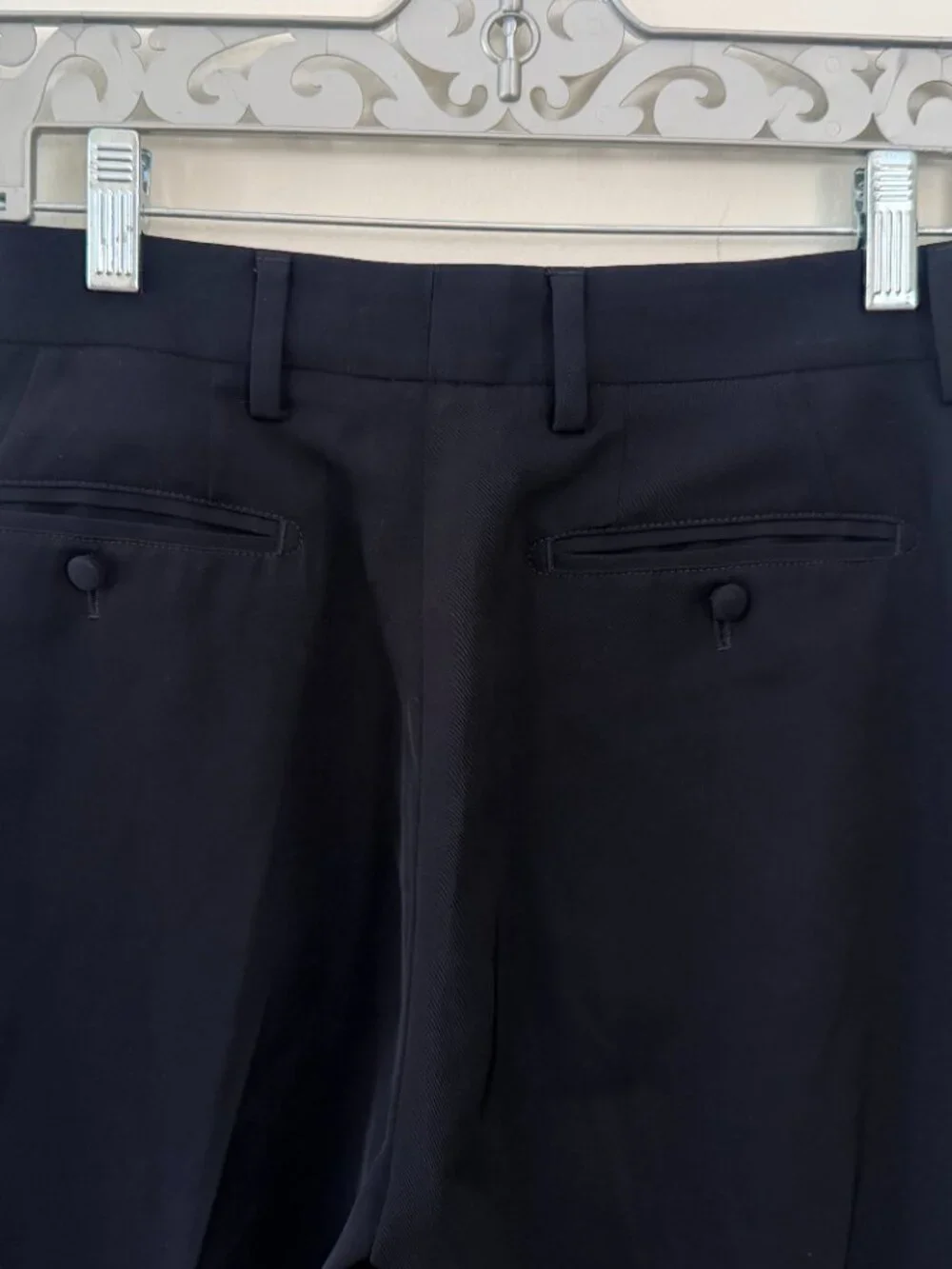 TOM FORD BLACK DRESS SPECIAL OCCASION PANTS 38- 6 - Picture 7 of 11